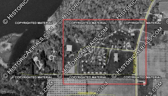 Pennellwood Resort - 1969 Aerial Photo (newer photo)